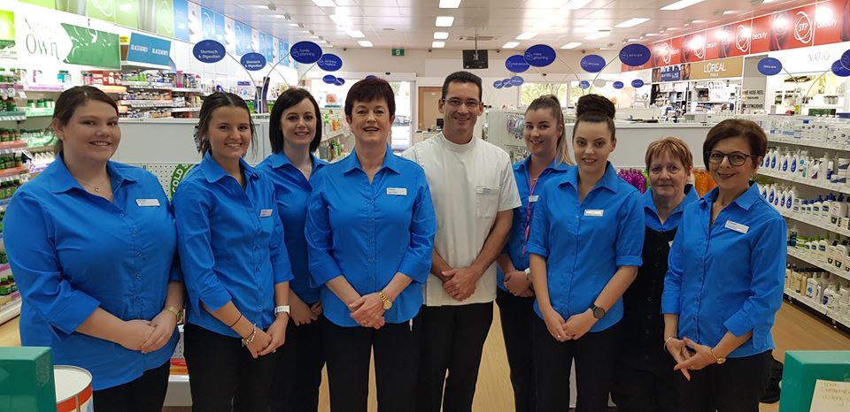 Staff team of Amcal+ Pharmacy Tenterfield inside the store