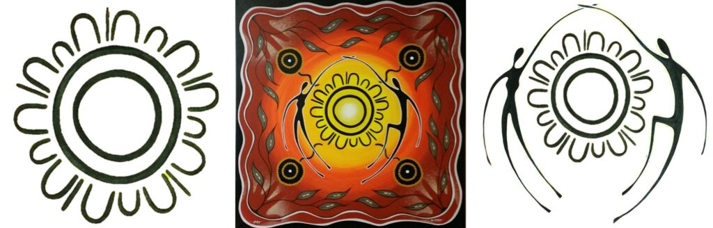 Armajun Aboriginal Health Service artwork logos