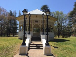 Band rotunda at Jubilee Park on the Tenterfield Soundtrail