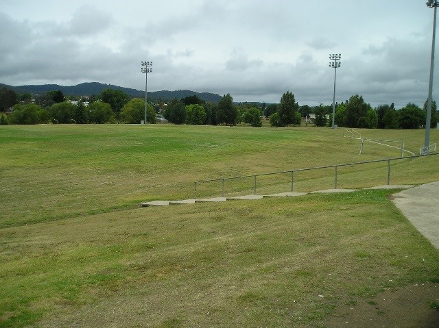 Open playing fields at Federation Park, Tenterfield