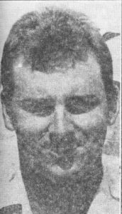 Black and white portrait of Flight Officer William Pike, F-111 crew member