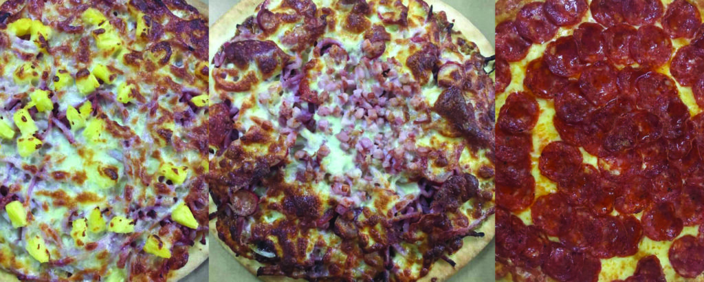 Fresh pizzas from the Tally Ho Tucker food van