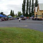Stalls along the street at the Tenterfield Railway Markets